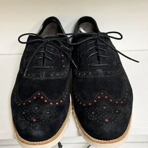 Black and Red Men's Brogue Shoes Size 12